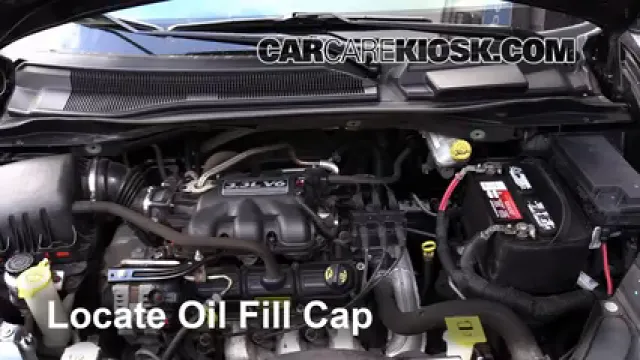 2010 Dodge Grand Caravan SE 3.3L V6 FlexFuel Huile Ajouter de l'huile